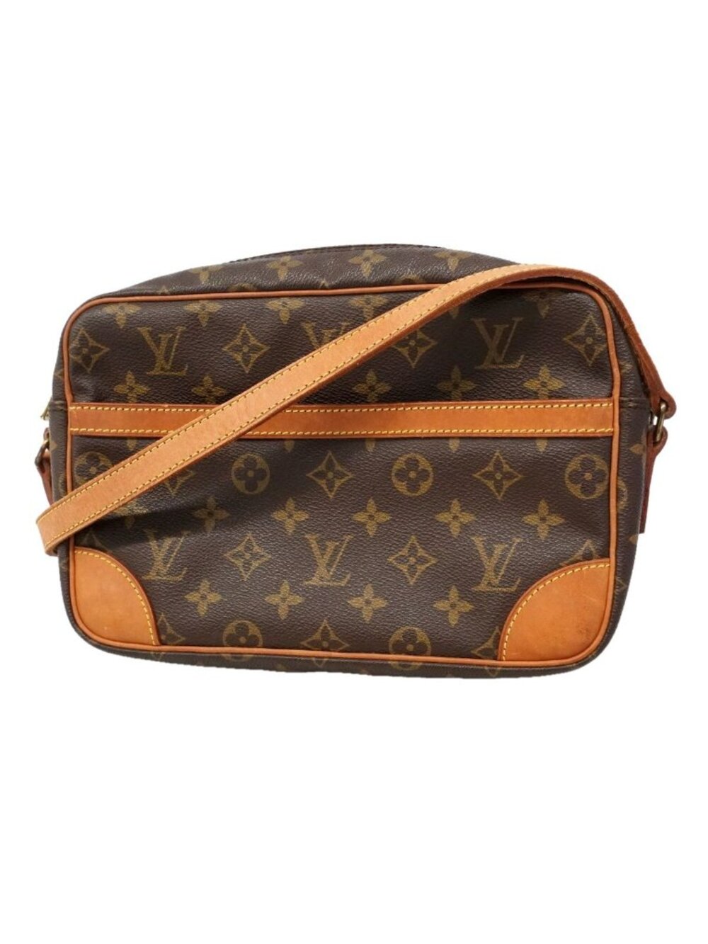 Louis Vuitton Shoulder Bag Monogram Trocadero 27 Brown